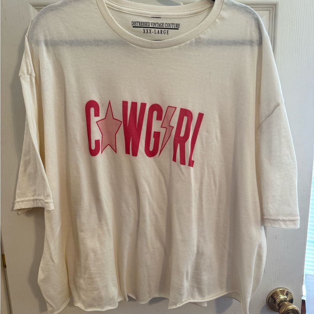 Women's White Crop Top